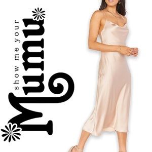 NWT SMYM Wedding Verona Cowl Dress Bridesmaid